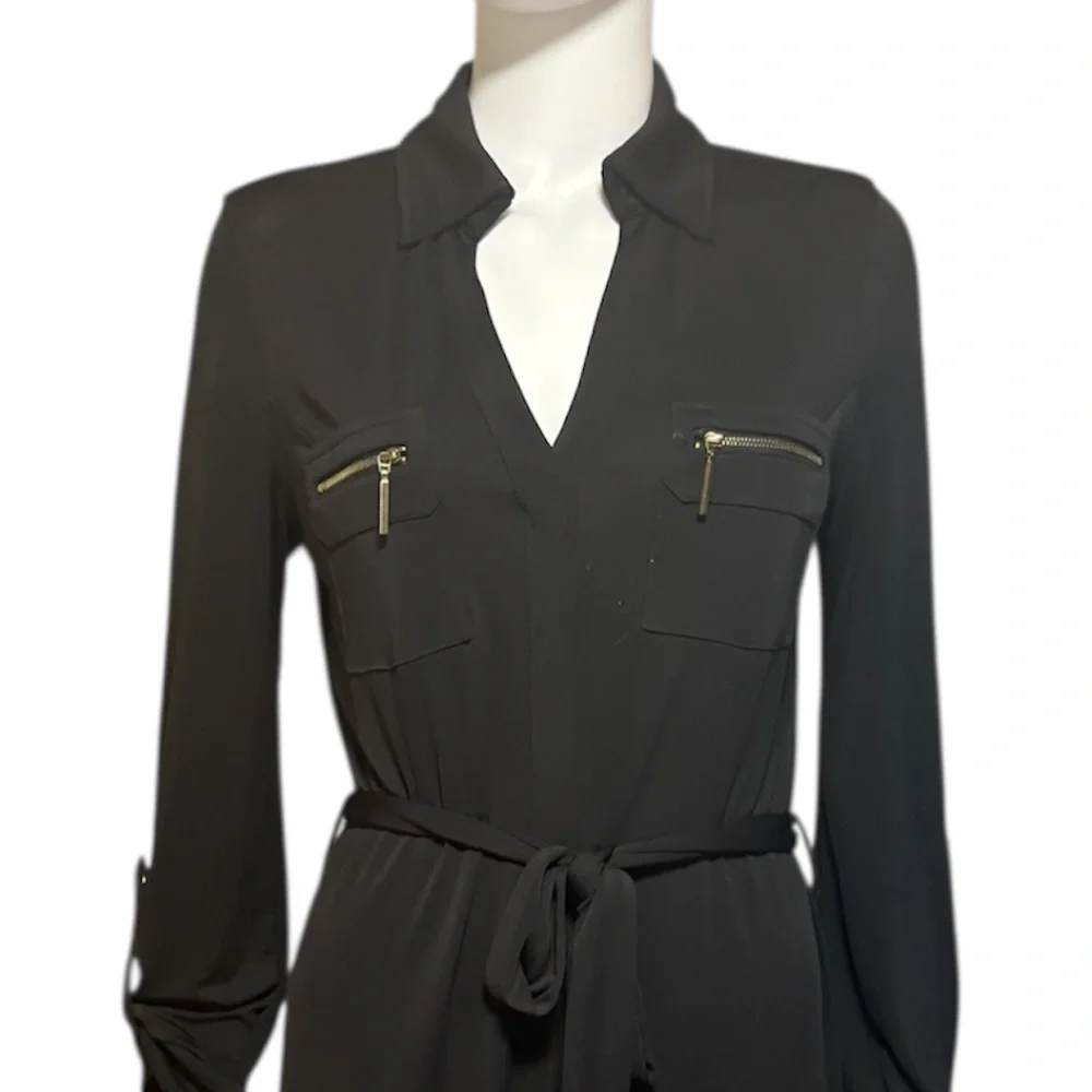 INC black dress long sleeve - size M - Picture 3 of 4